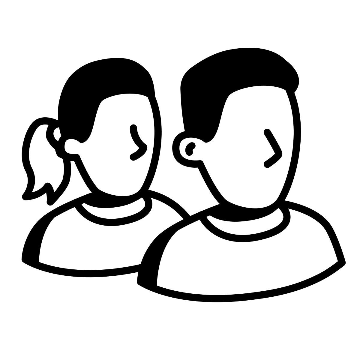 comic style group icon