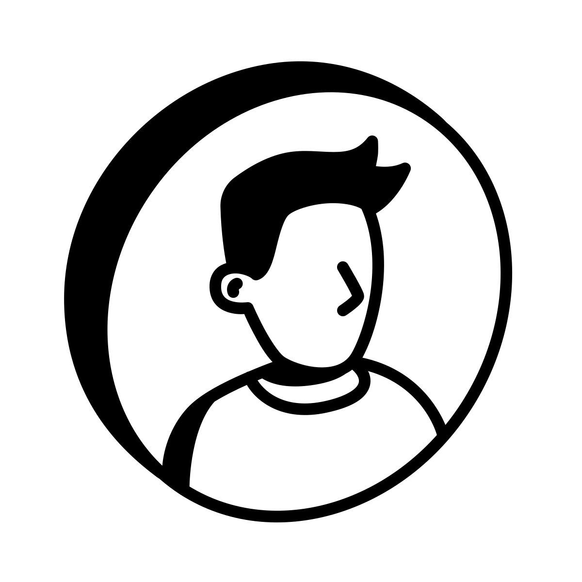 comic style profile icon