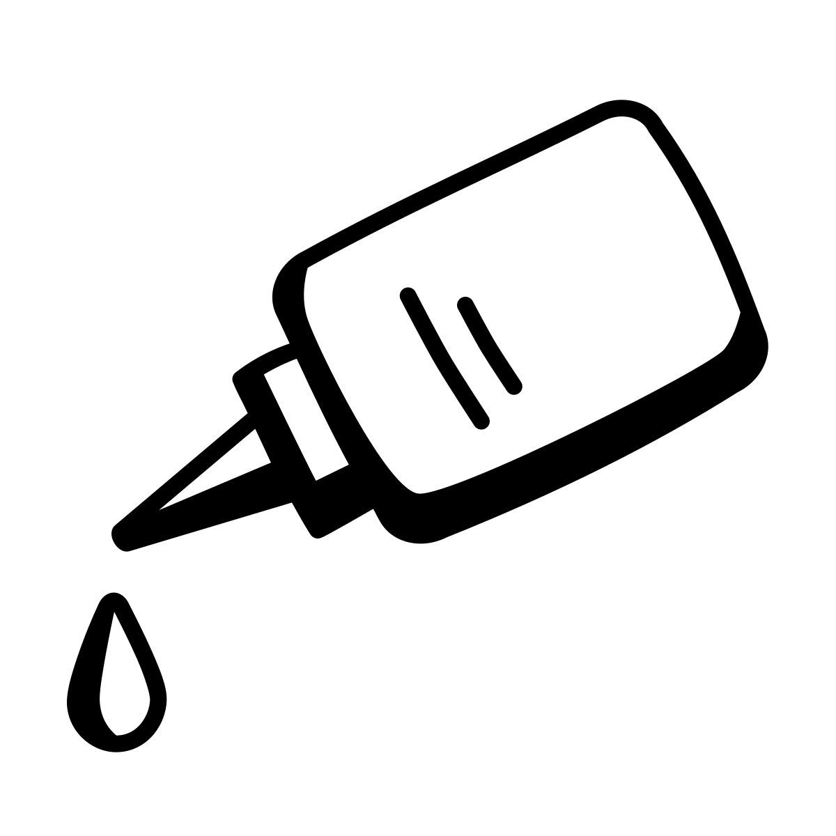 comic style gota de vacuna icon