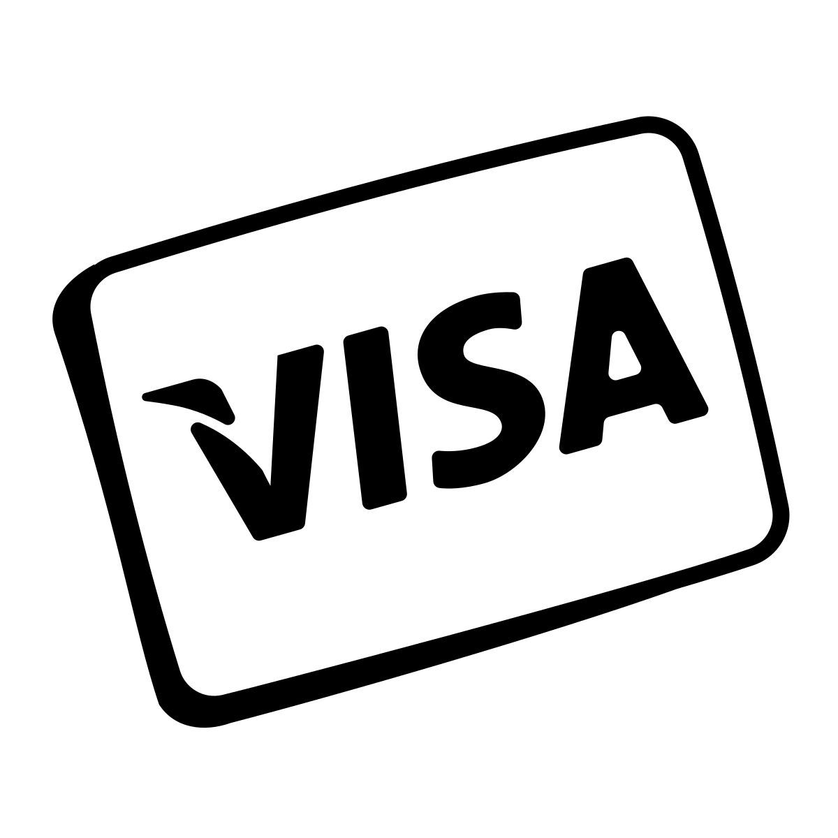 comic style visa icon