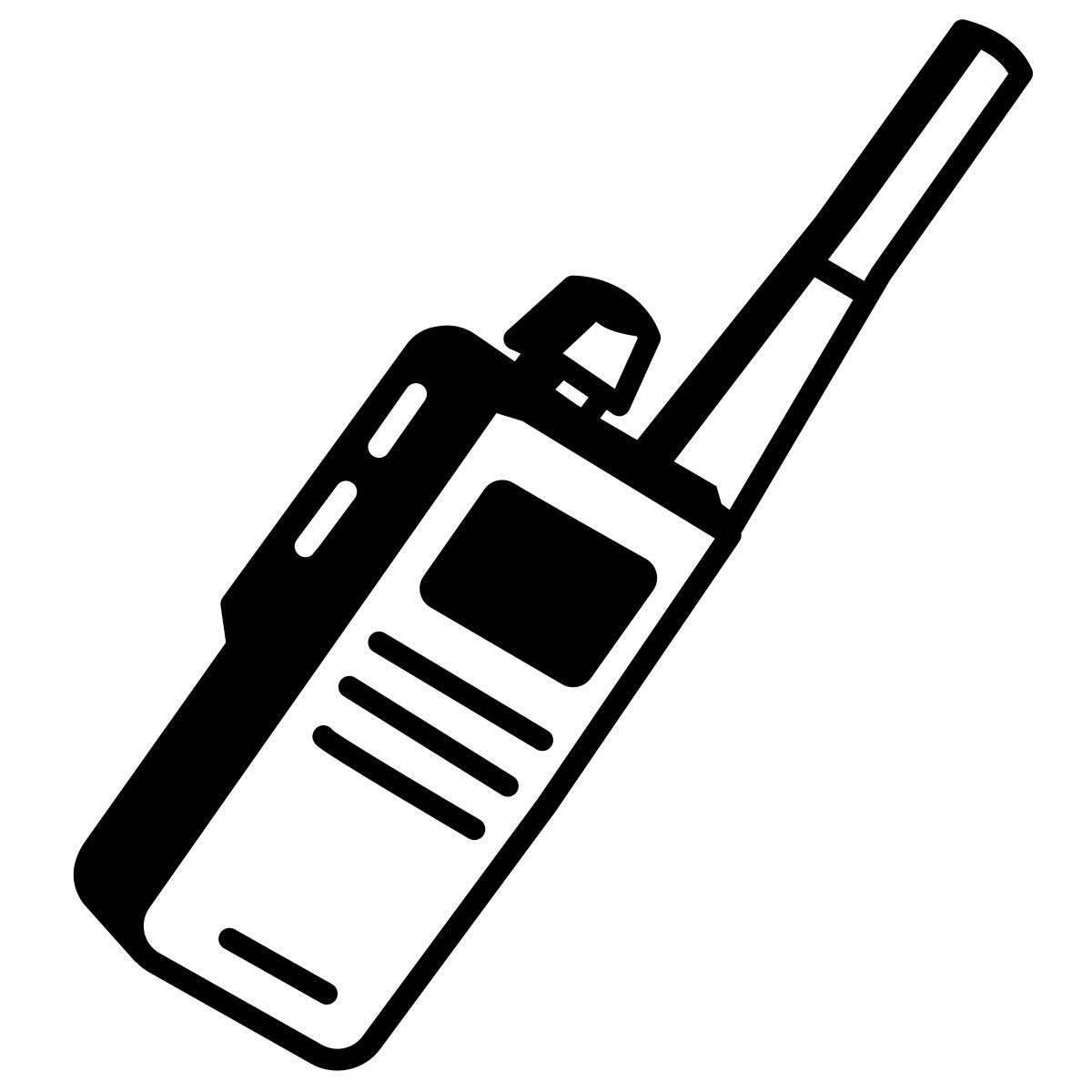 comic style transceiver icon