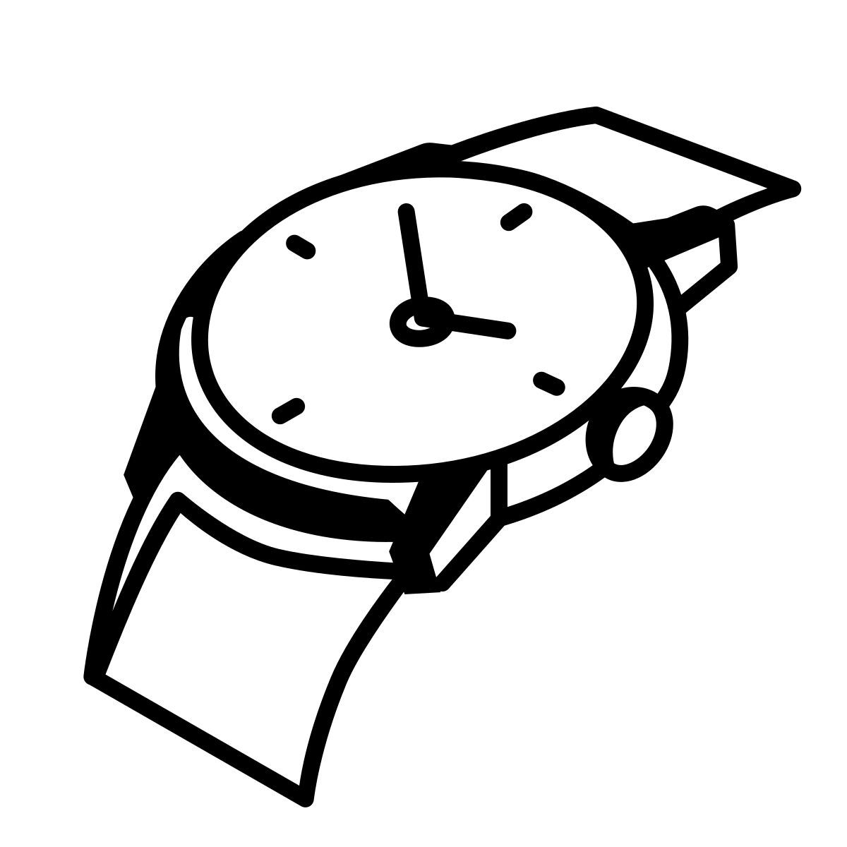 comic style 時計前面図 icon