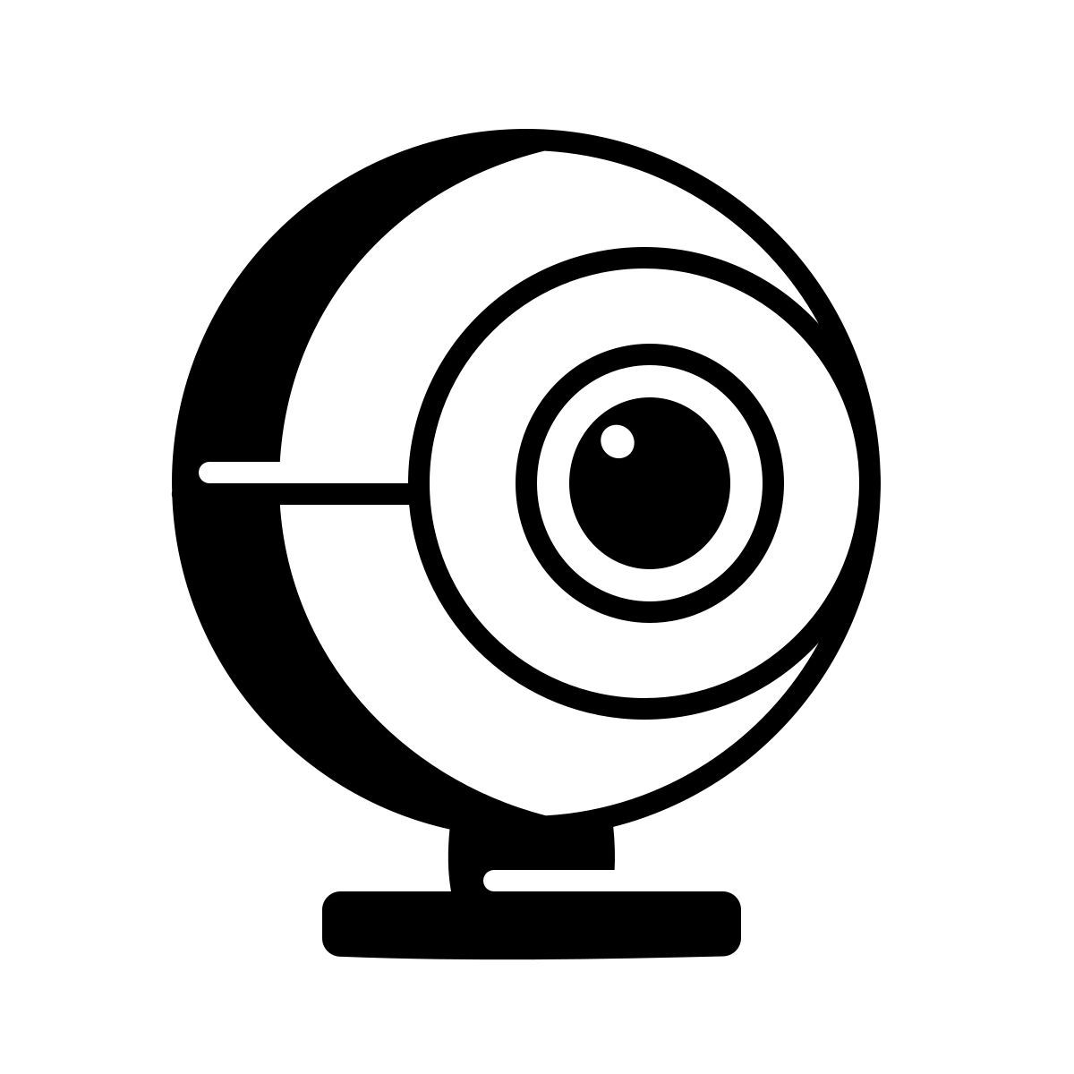 comic style 摄像头 icon