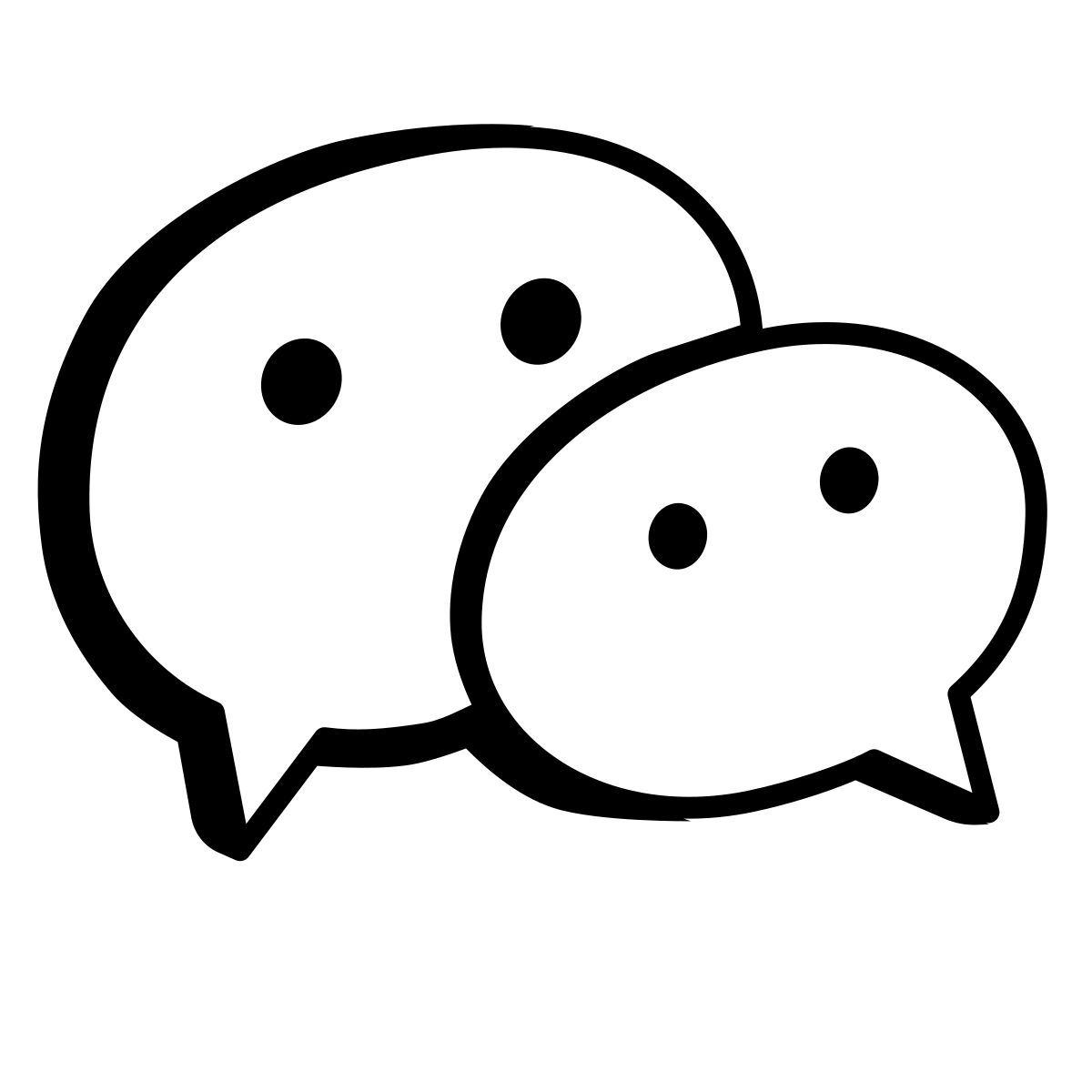comic style weixing icon