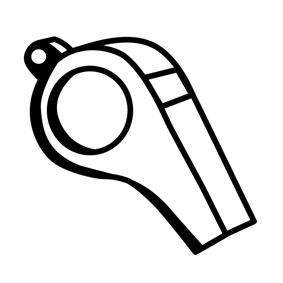 comic style 휘파람 icon