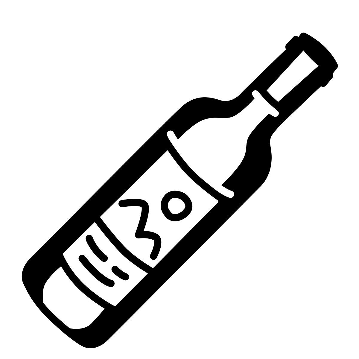 comic style wein icon