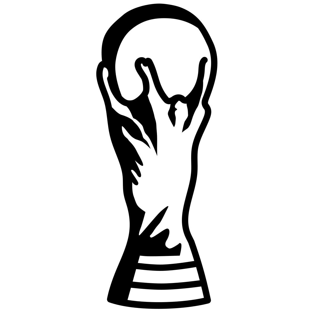 comic style coppa del mondo icon