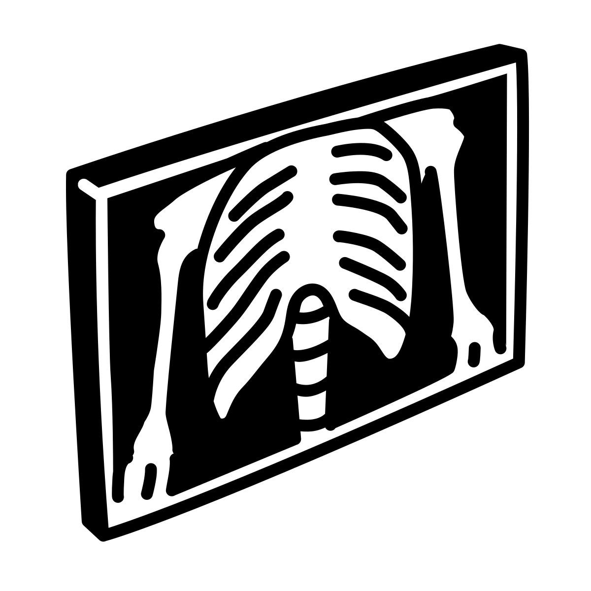 comic style x線 icon