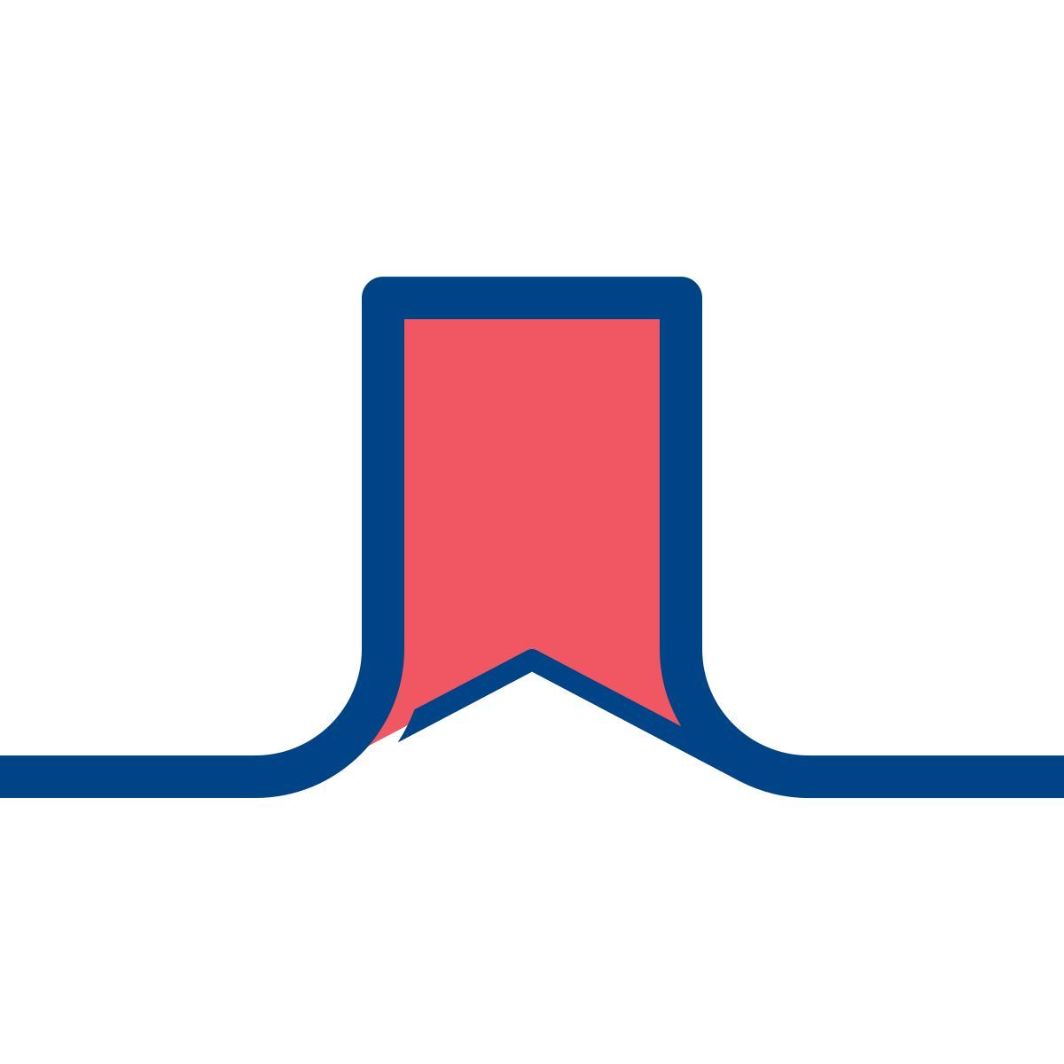 connect color style ruban marque page icon