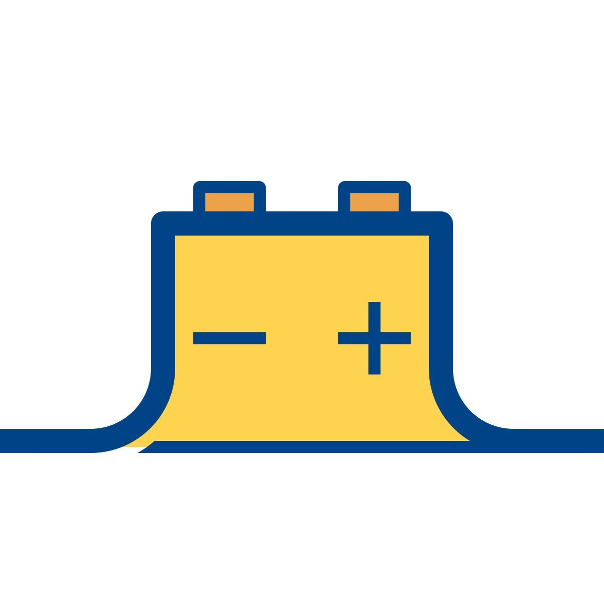 connect color style batteria per auto icon