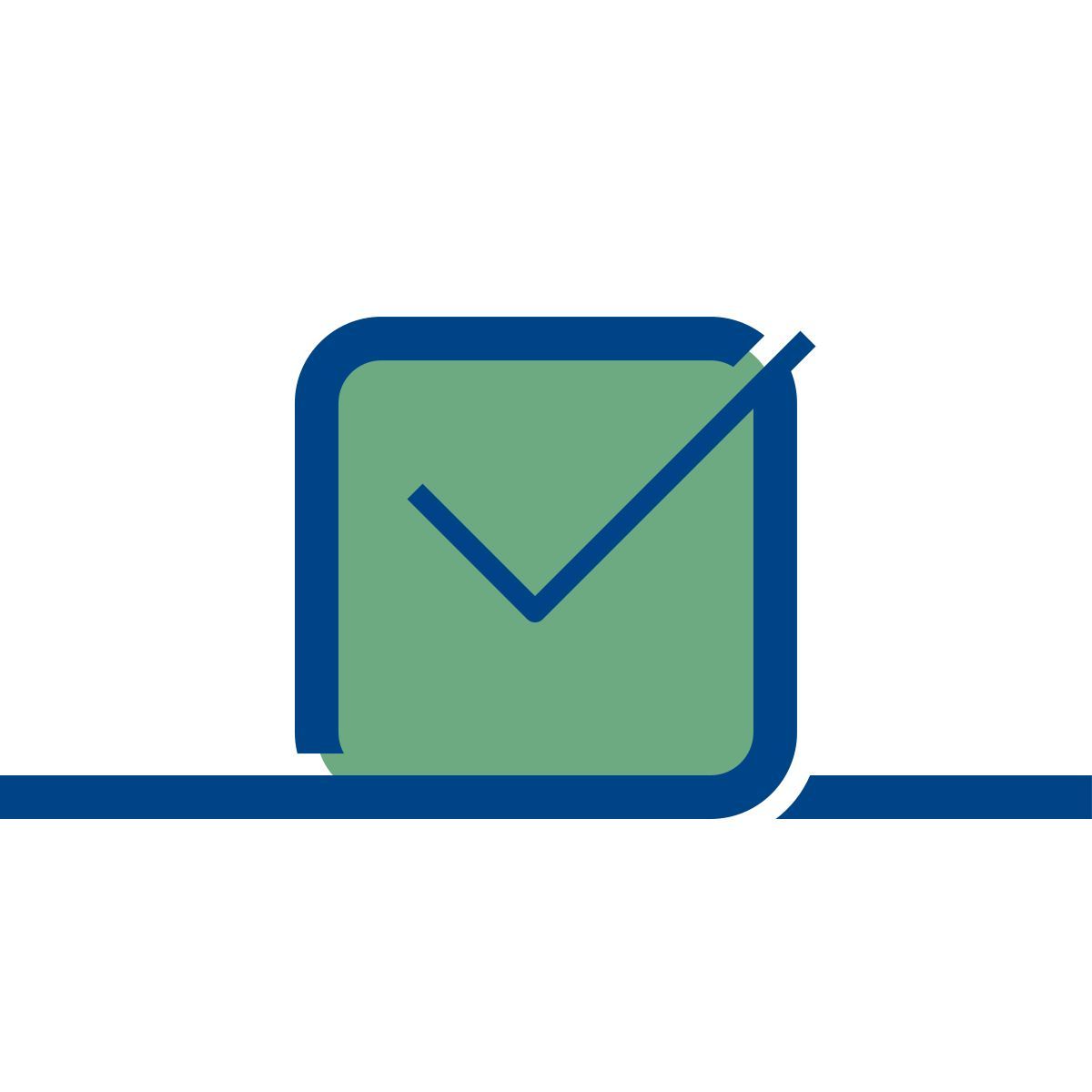 connect color style tick box icon