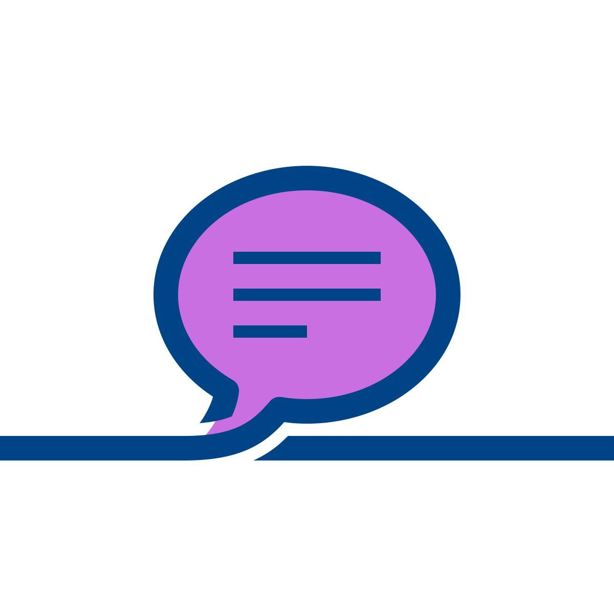 connect color style comments icon