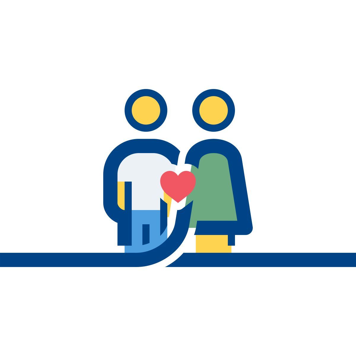 connect color style cita mujer hombre icon