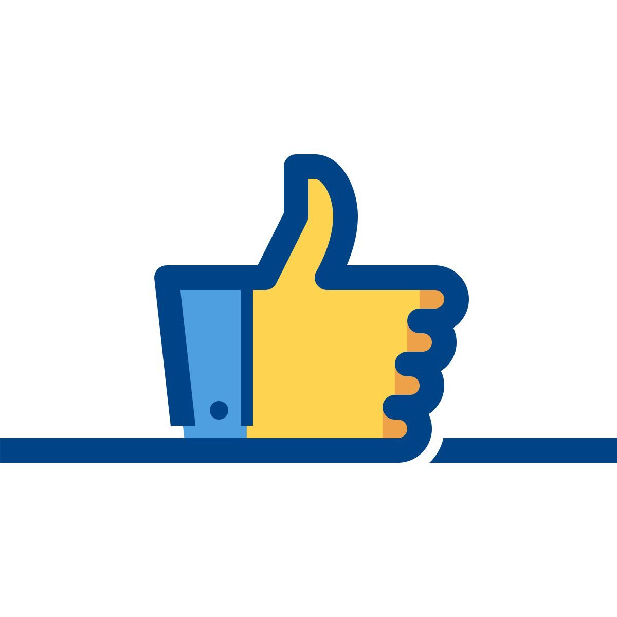 connect color style j'aime ça icon