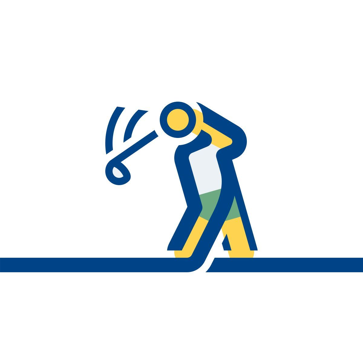 connect color style golf icon