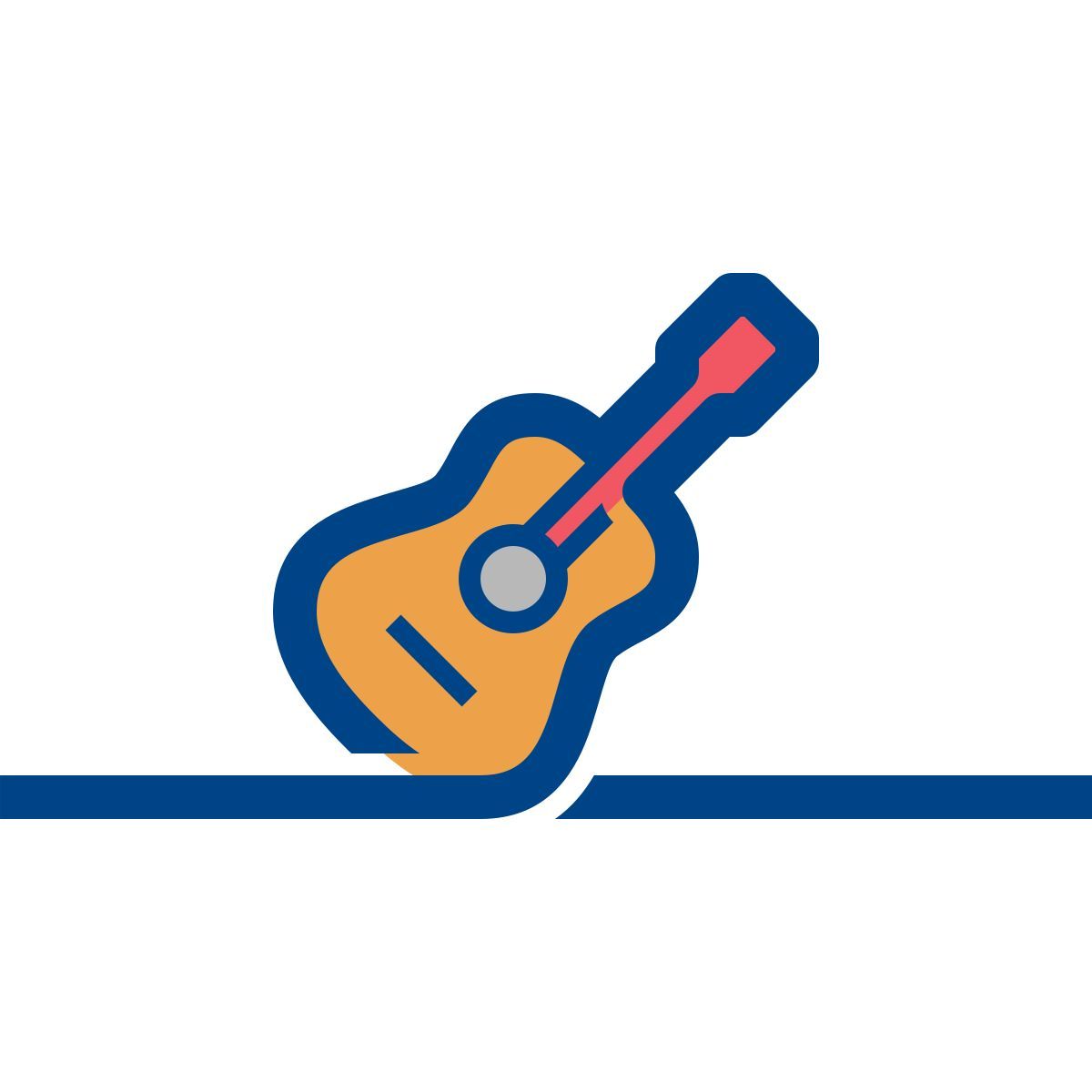 connect color style guitare icon