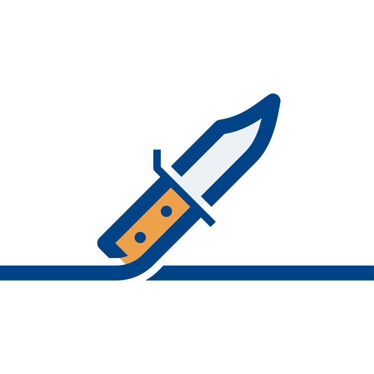 connect color style coltello di fanteria icon