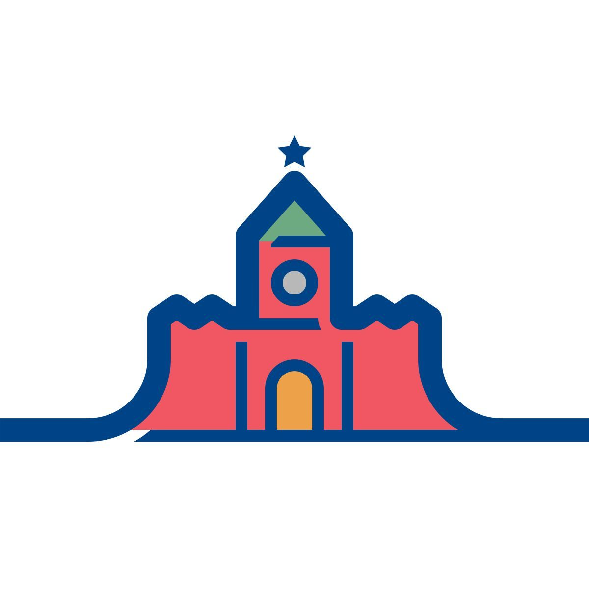 connect color style moskauer kreml icon