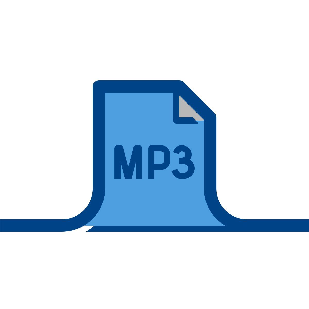 connect color style mp3 icon