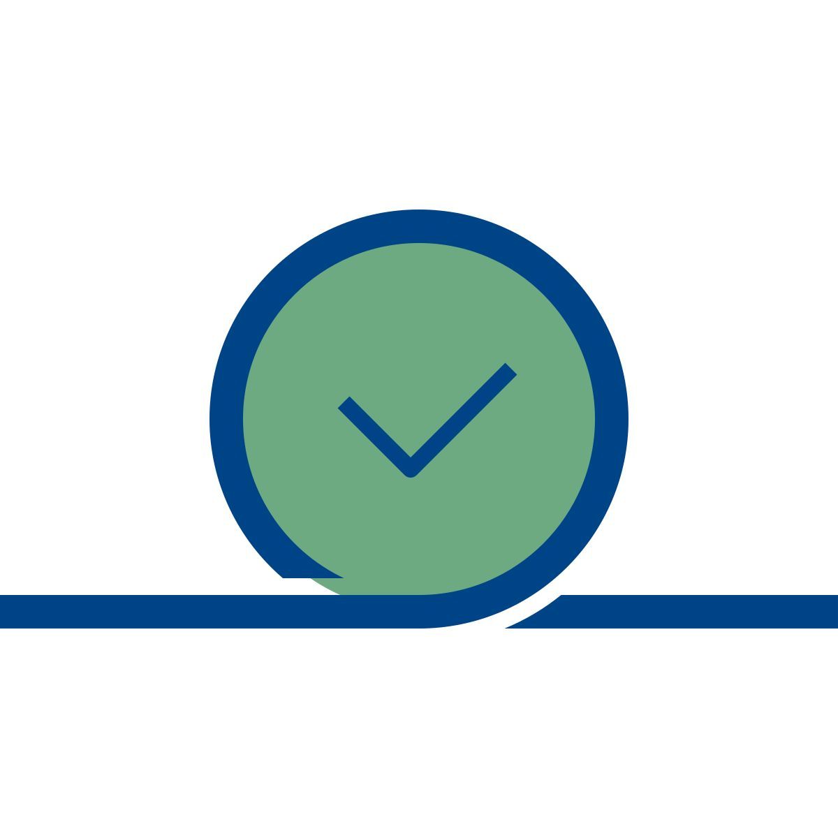 connect color style check mark icon