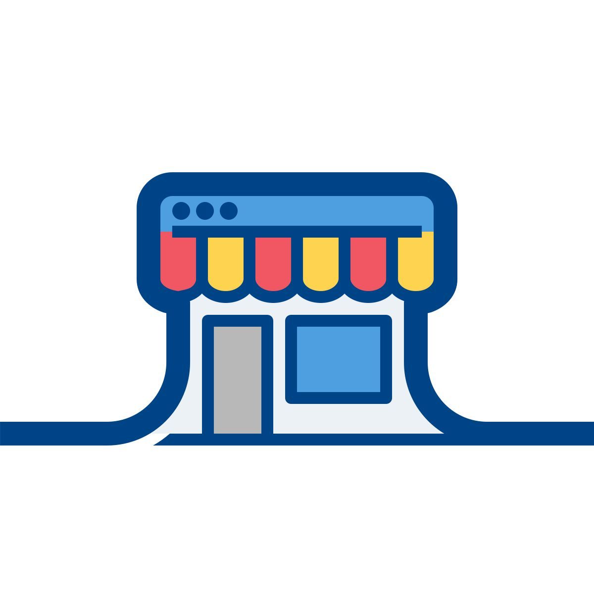 connect color style online store icon