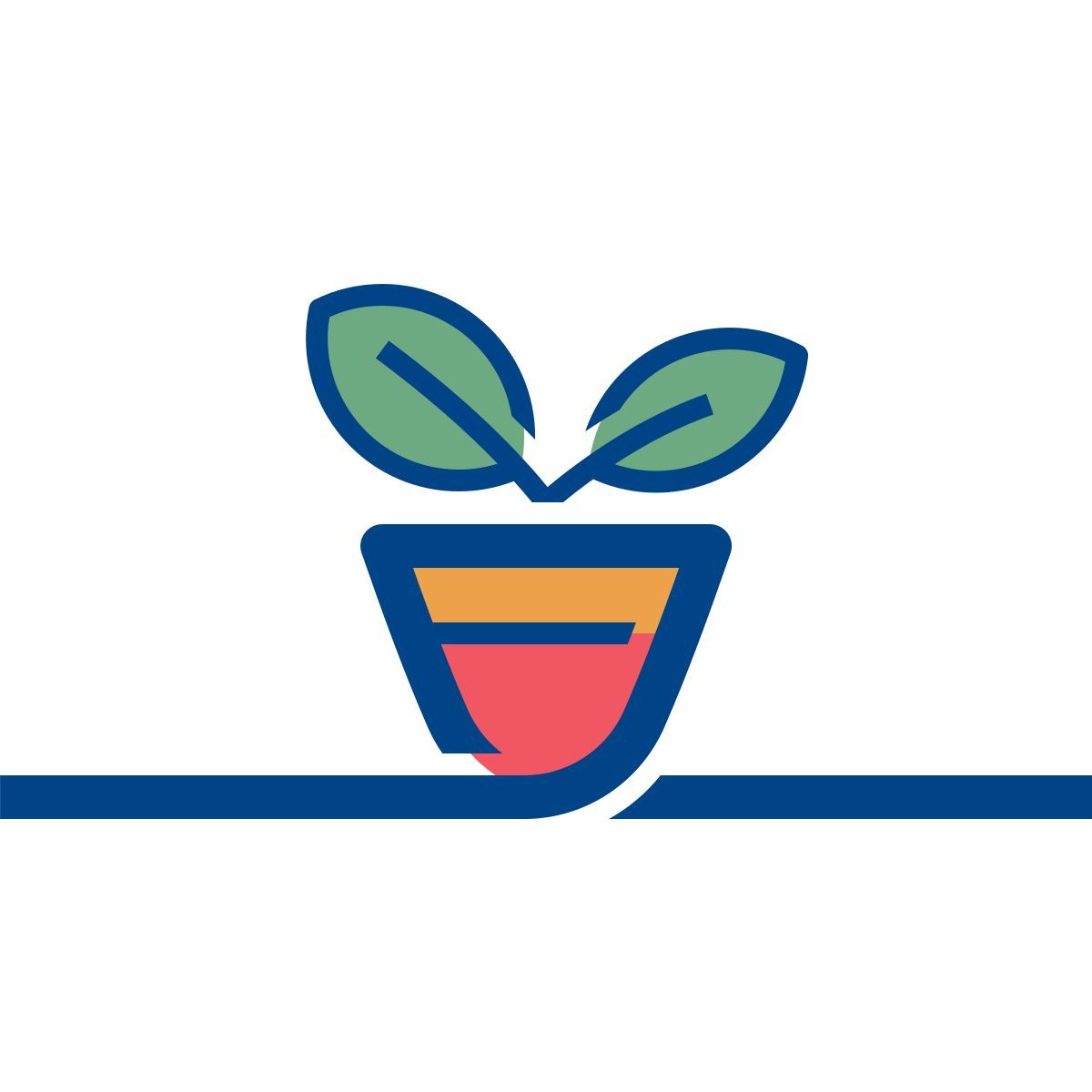 connect color style topfpflanze icon