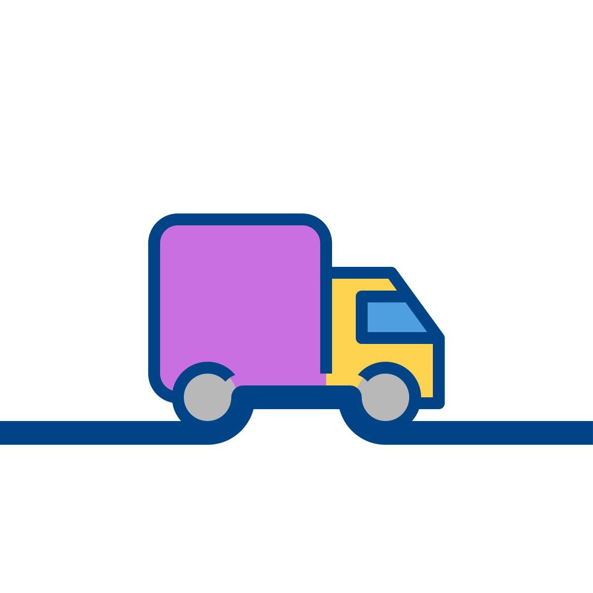 connect color style caminhão icon