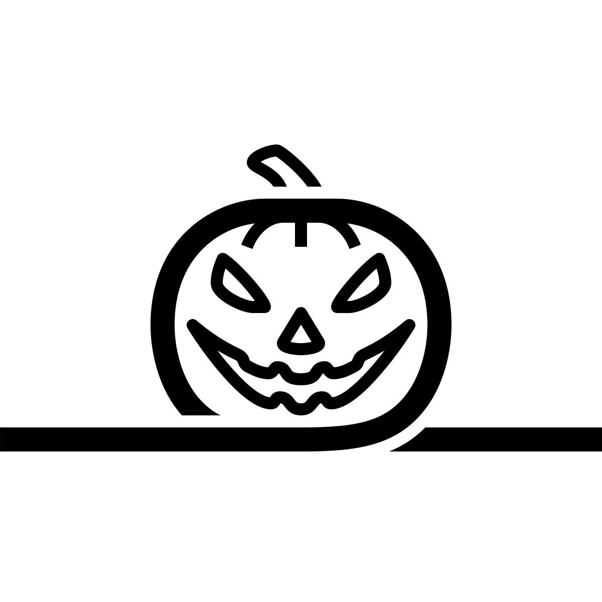 connect style jack o lantern icon