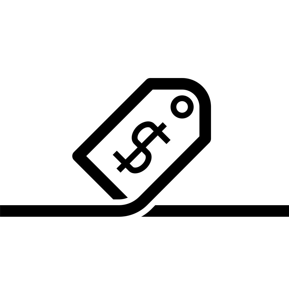 connect style 가격 태그 usd icon