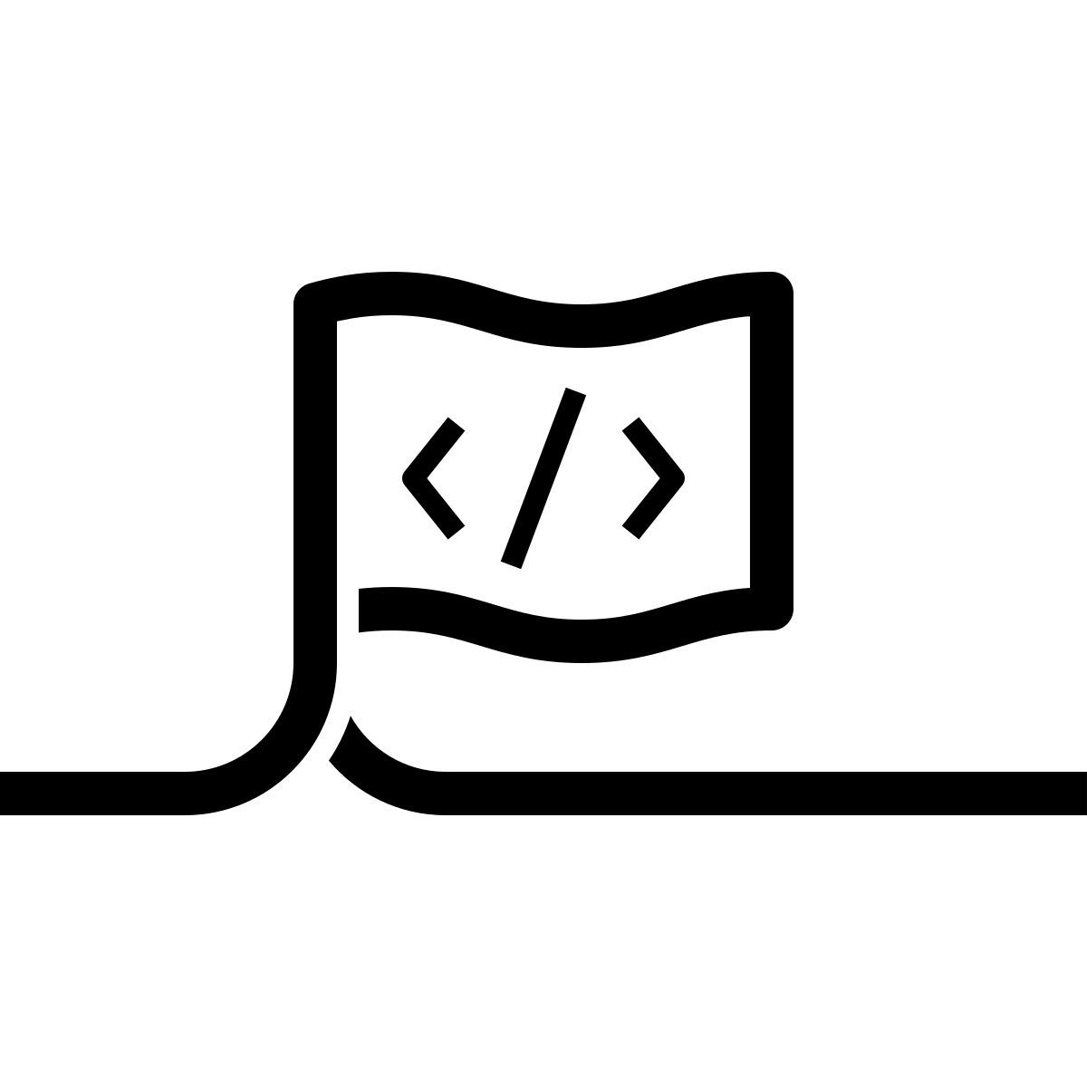 connect style 编程标志 icon