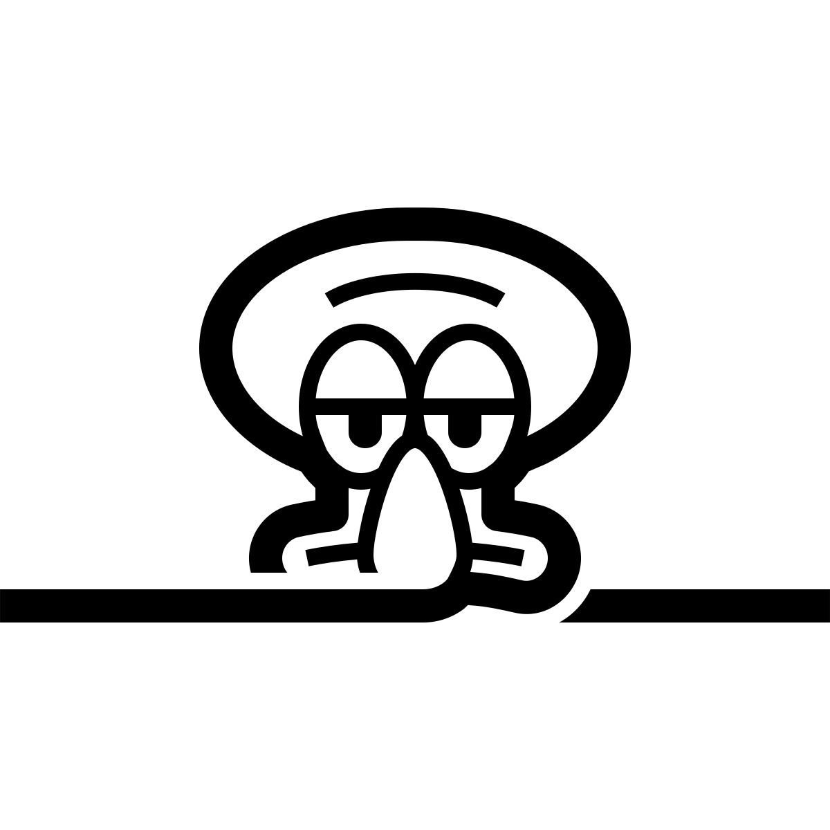 connect style 鱿鱼触角 icon