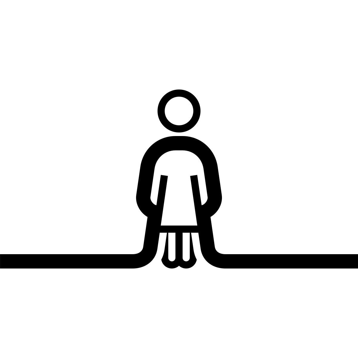 connect style donna in piedi icon