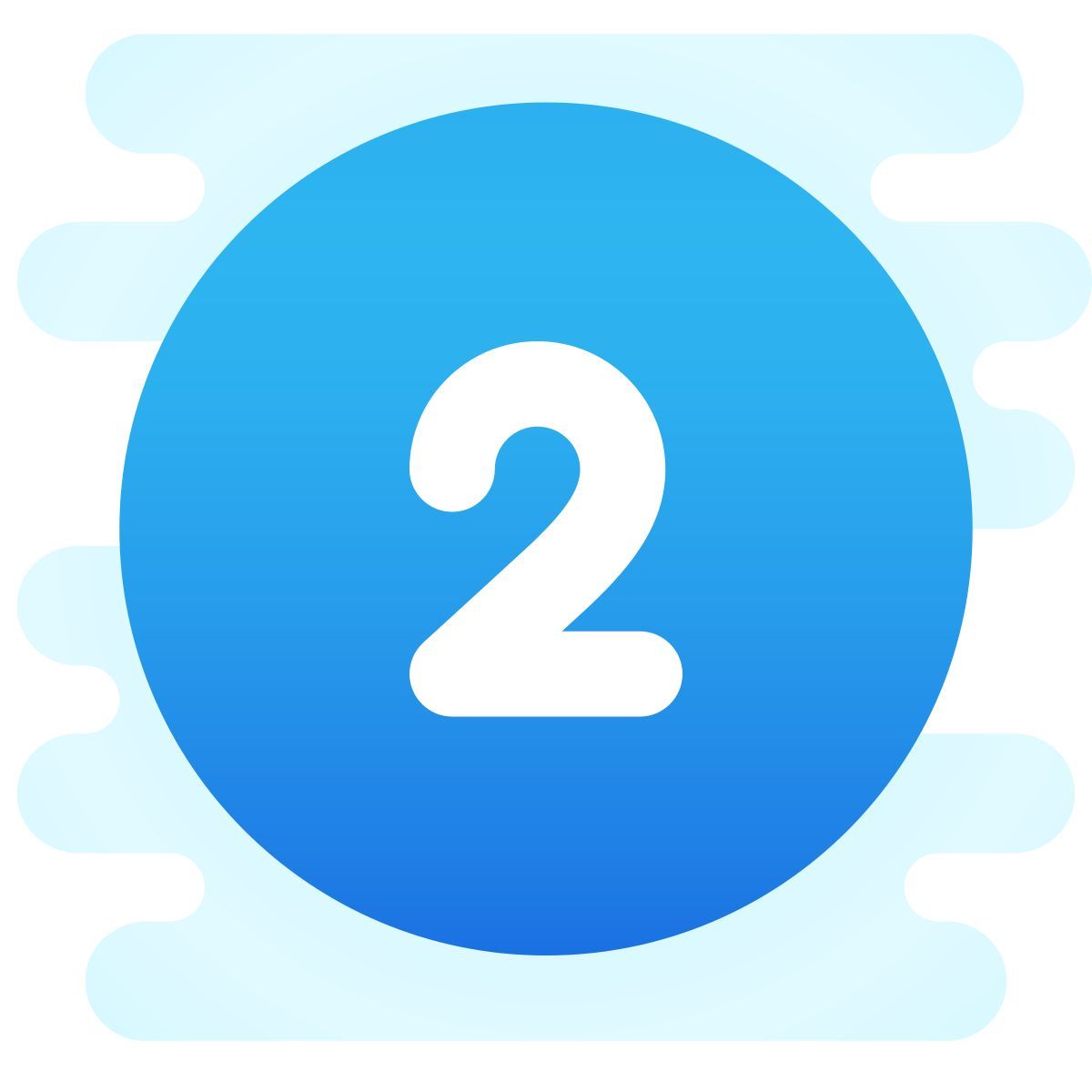 cute clipart style 实心圈2 icon