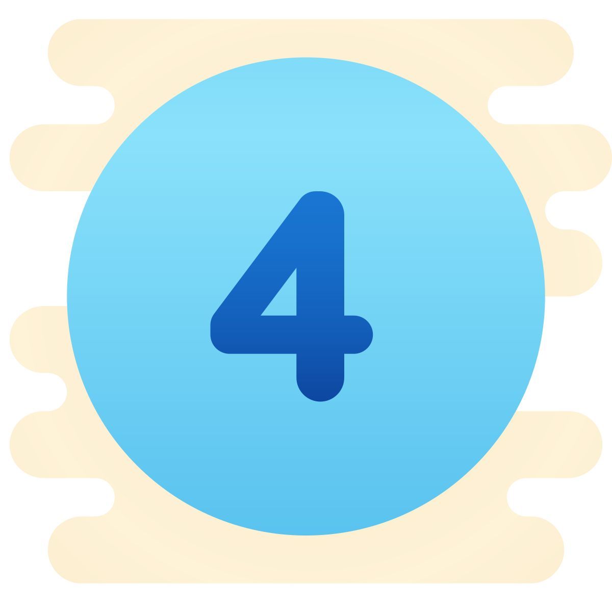 cute clipart style 圈4 icon