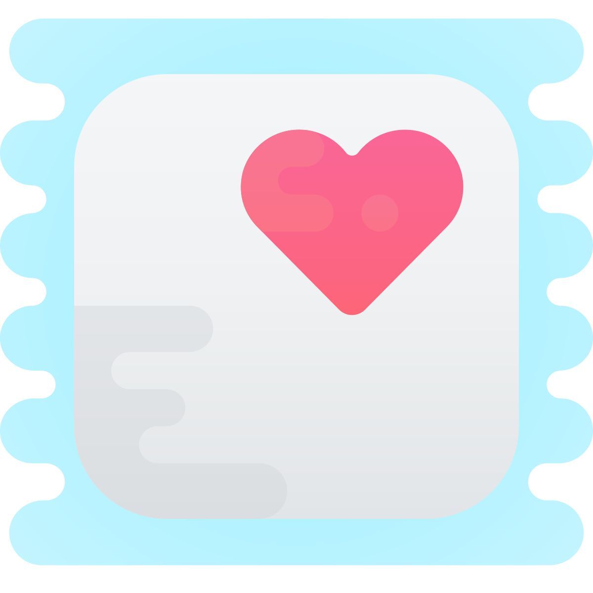 cute clipart style apple health icon