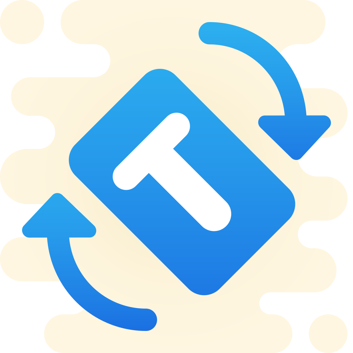 cute clipart style auto rotate based on text icon