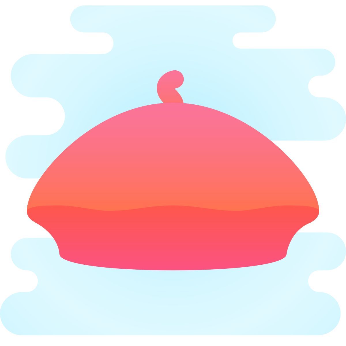 cute clipart style berretto icon