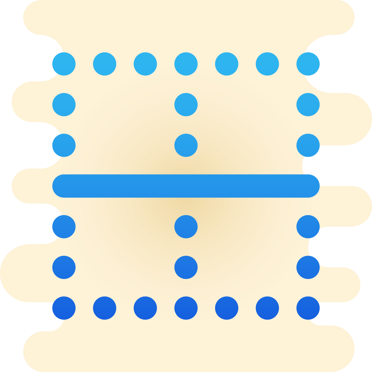 cute clipart style border horizontal icon