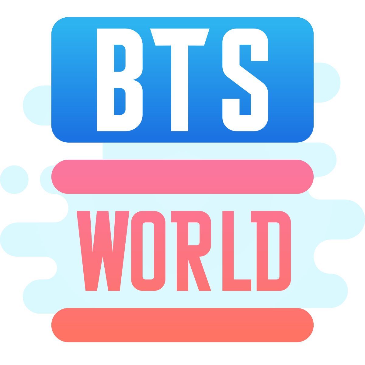 cute clipart style btsワールド icon
