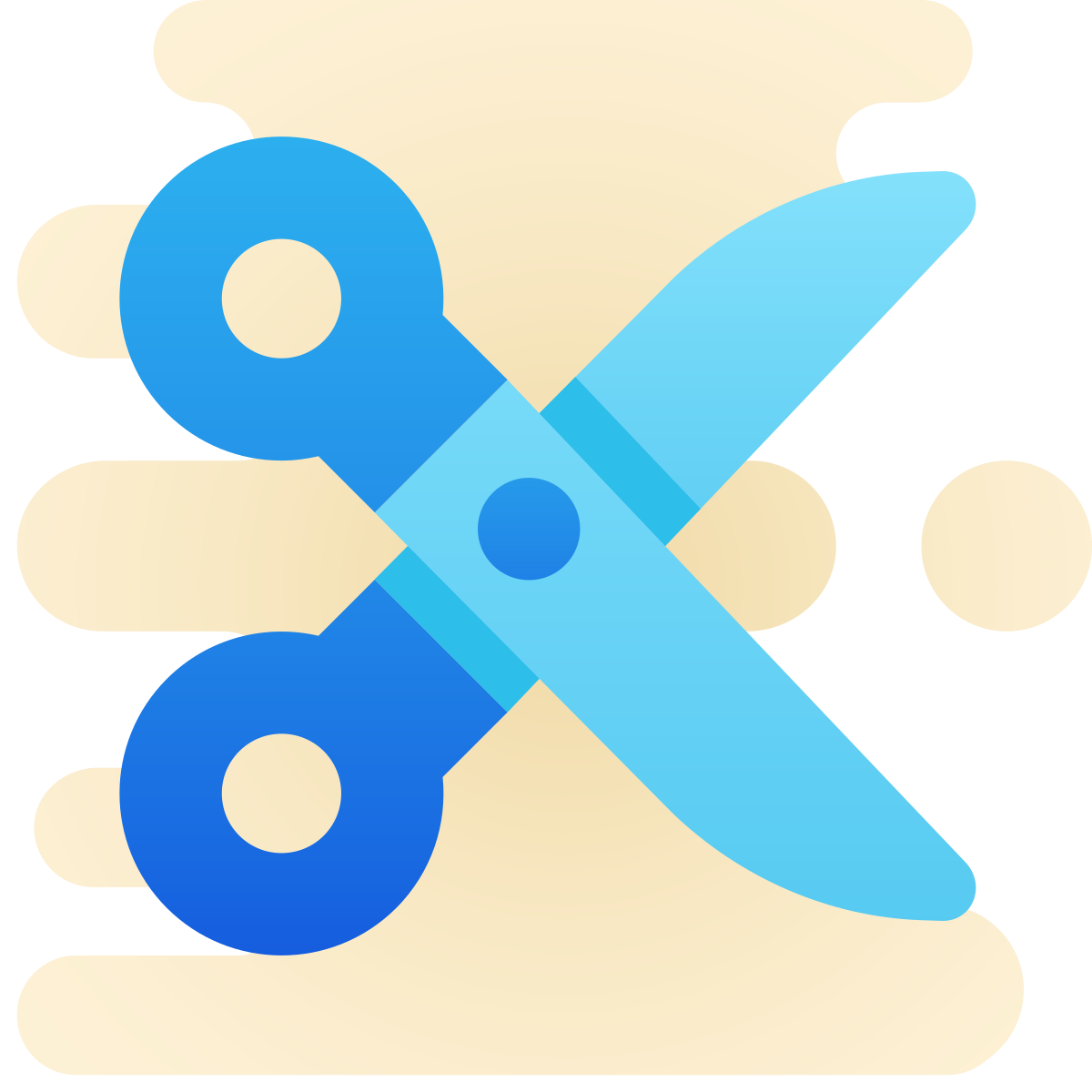 cute clipart style cut icon