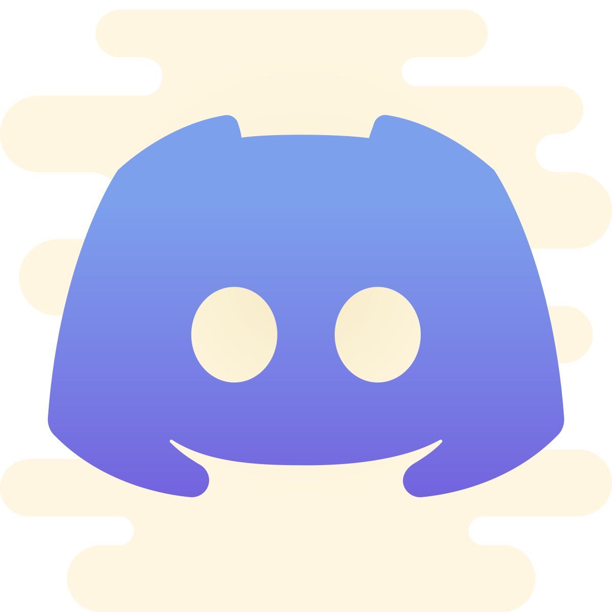 cute clipart style discord软件 icon