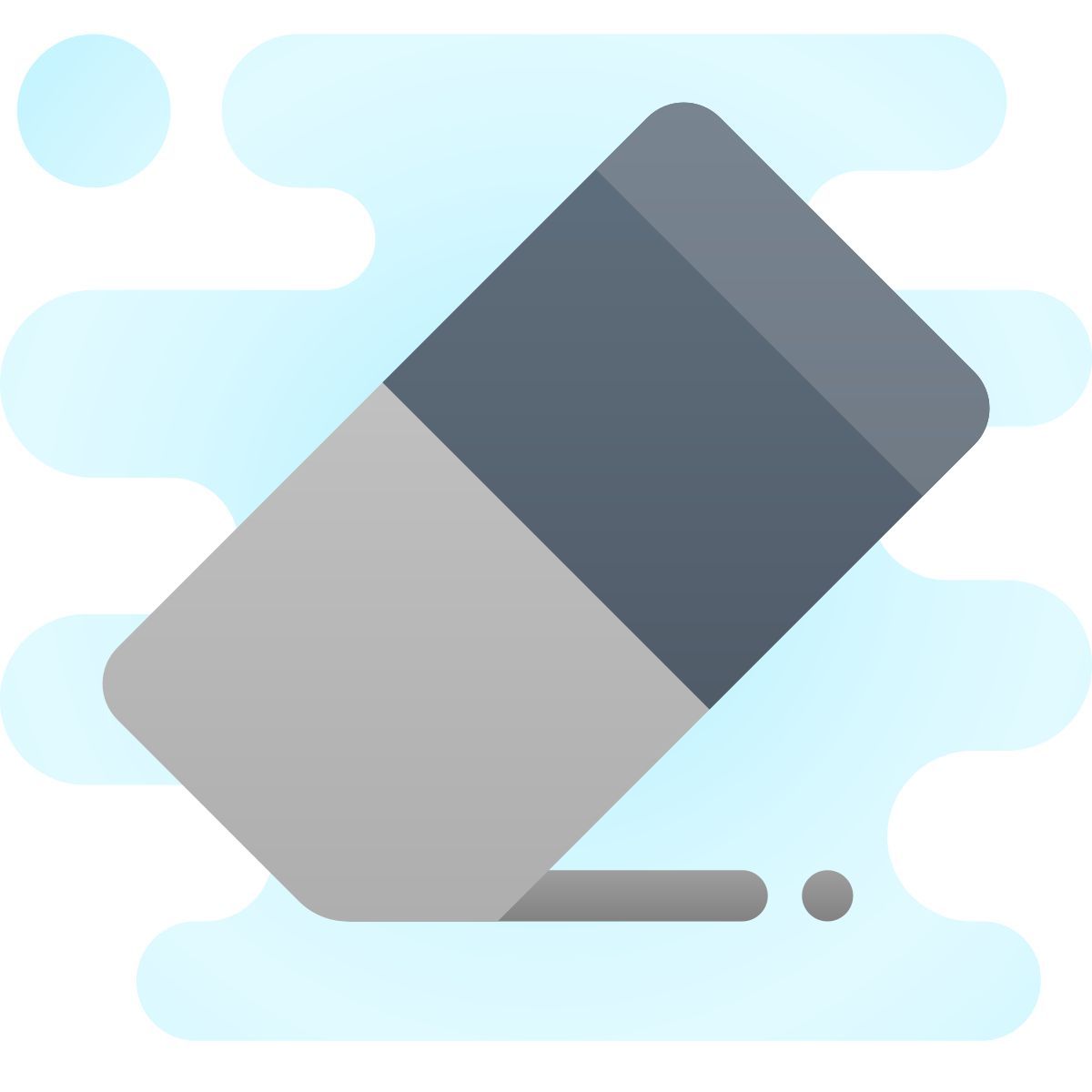 cute clipart style 橡皮 icon