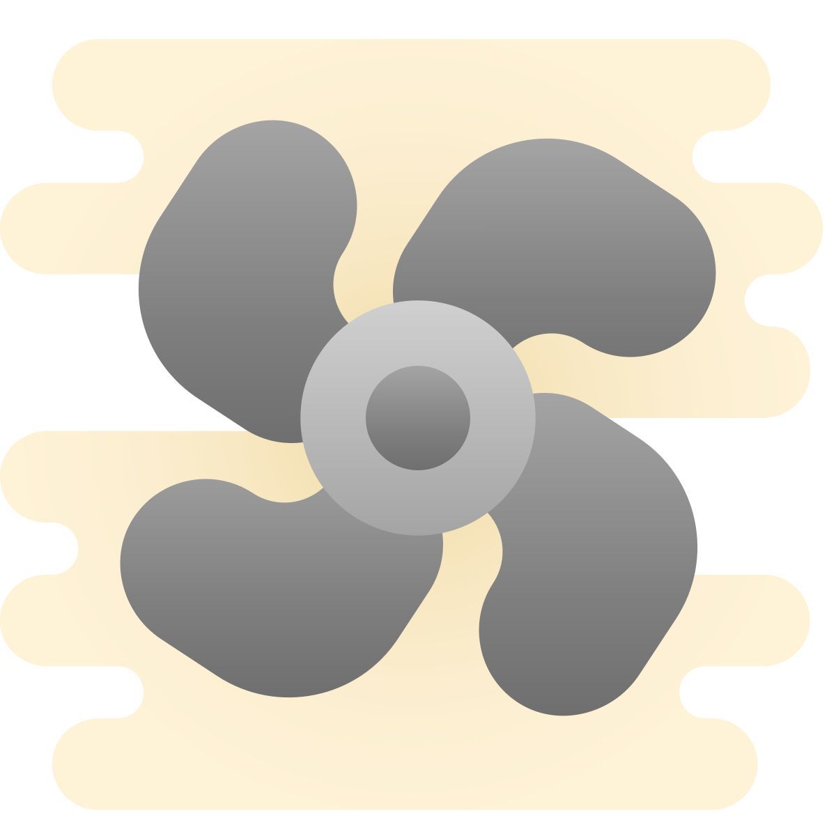 cute clipart style 팬 속도 icon