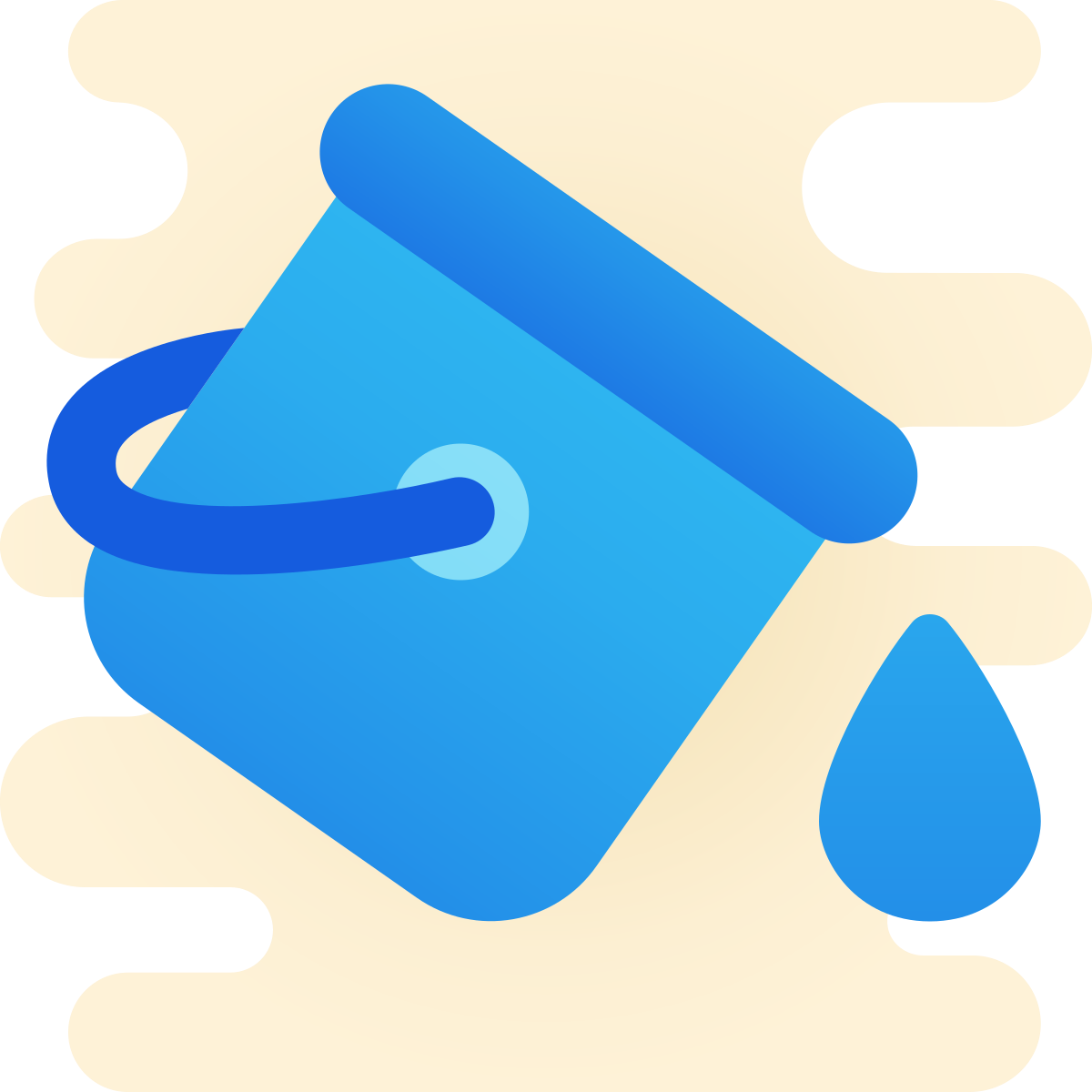 cute clipart style fill color icon