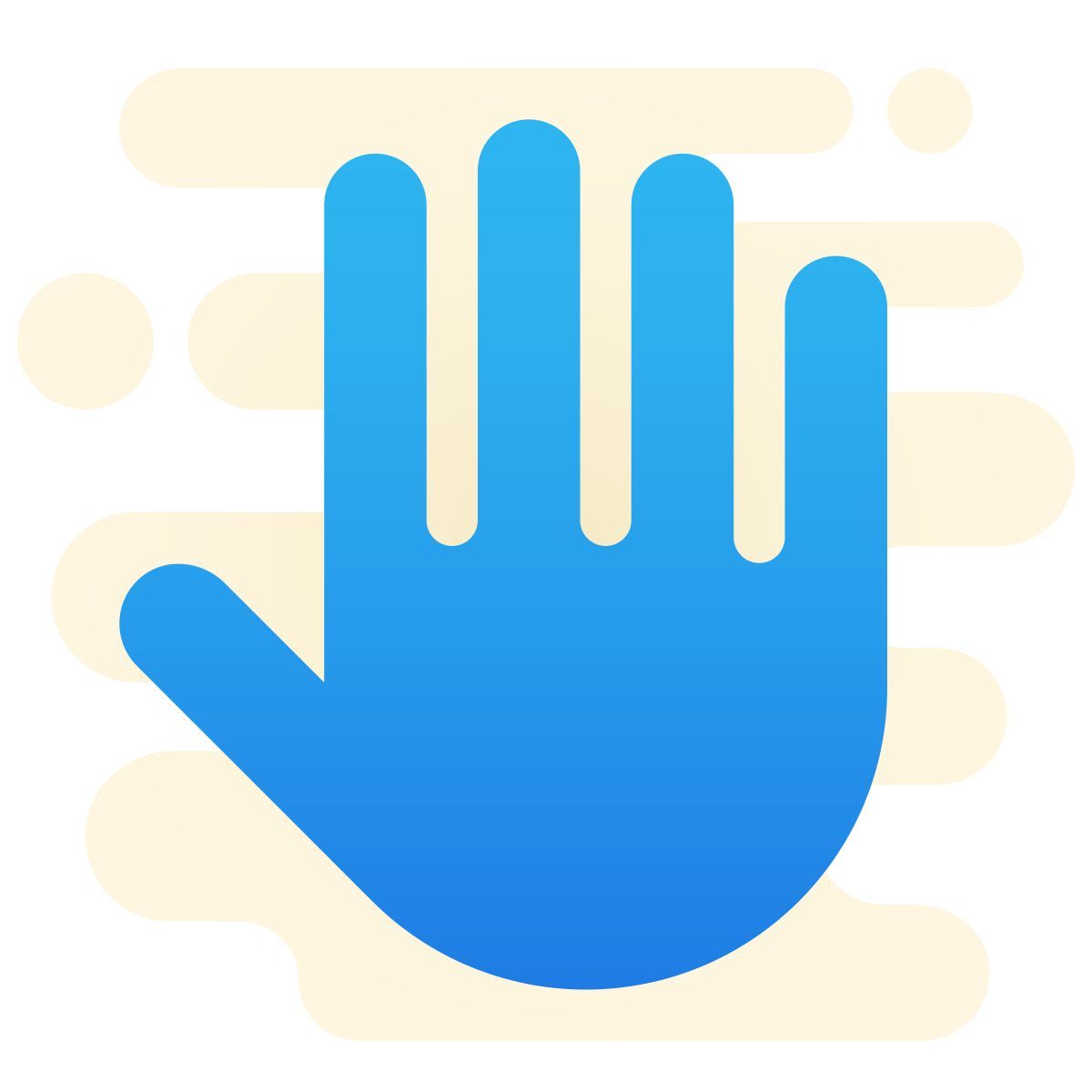 cute clipart style hand tool icon