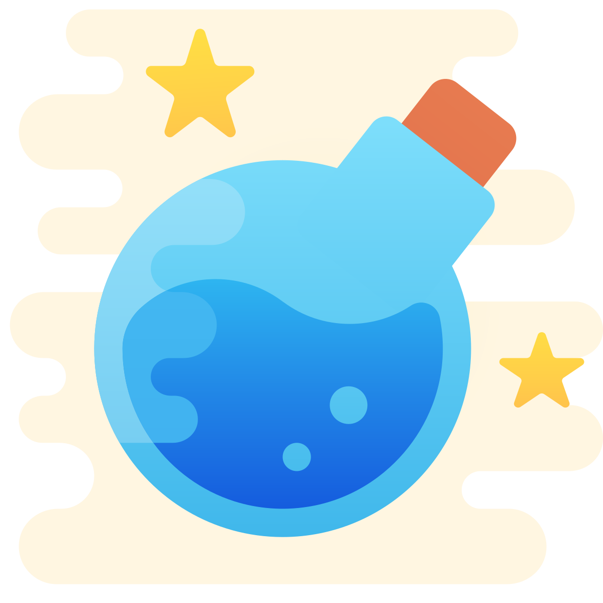 cute clipart style mana icon