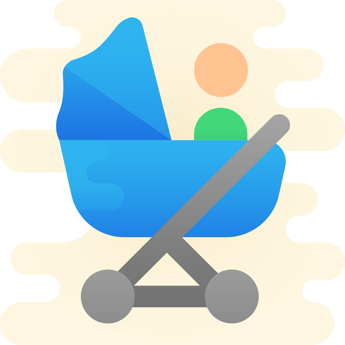 cute clipart style men age group 1 icon