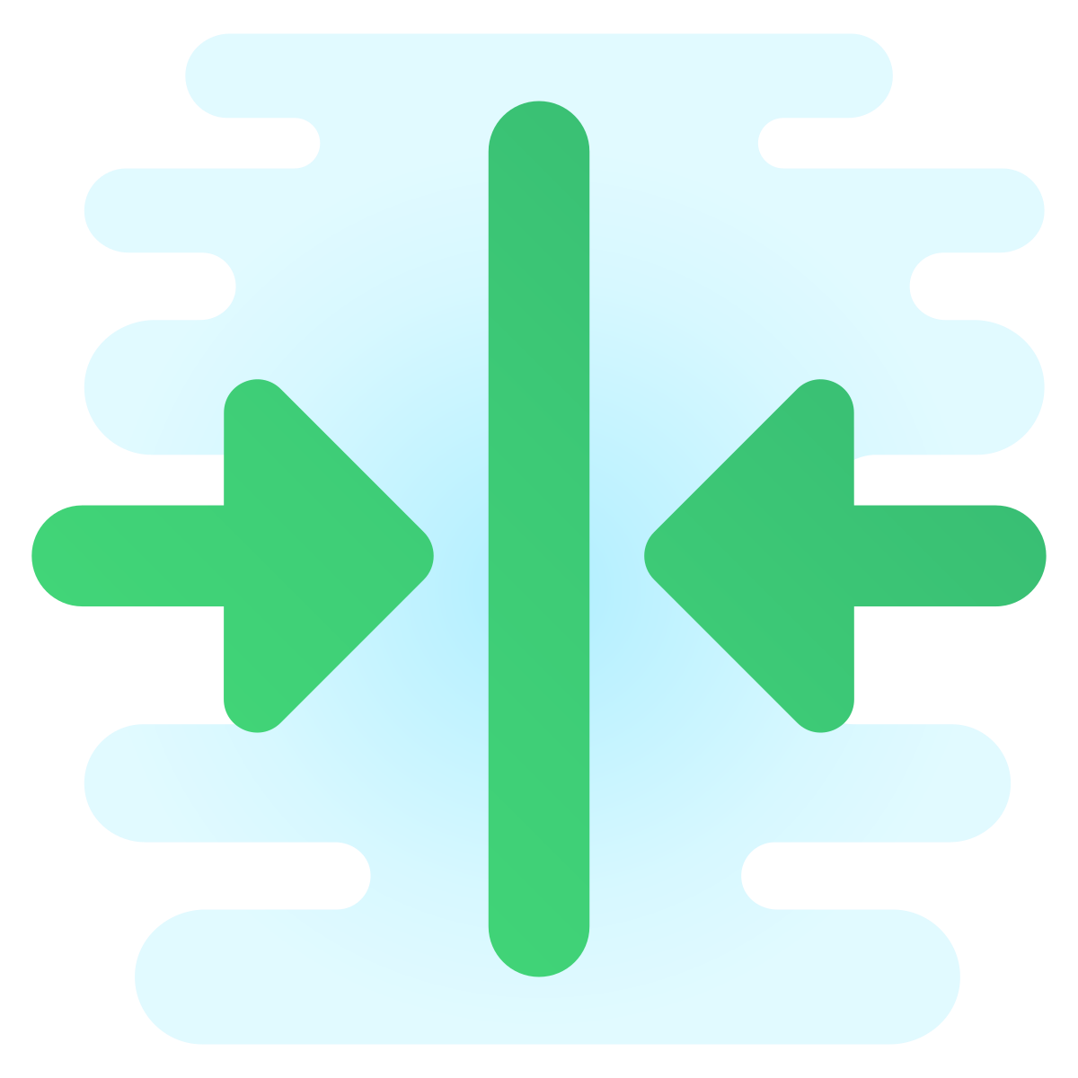 cute clipart style merge vertical icon