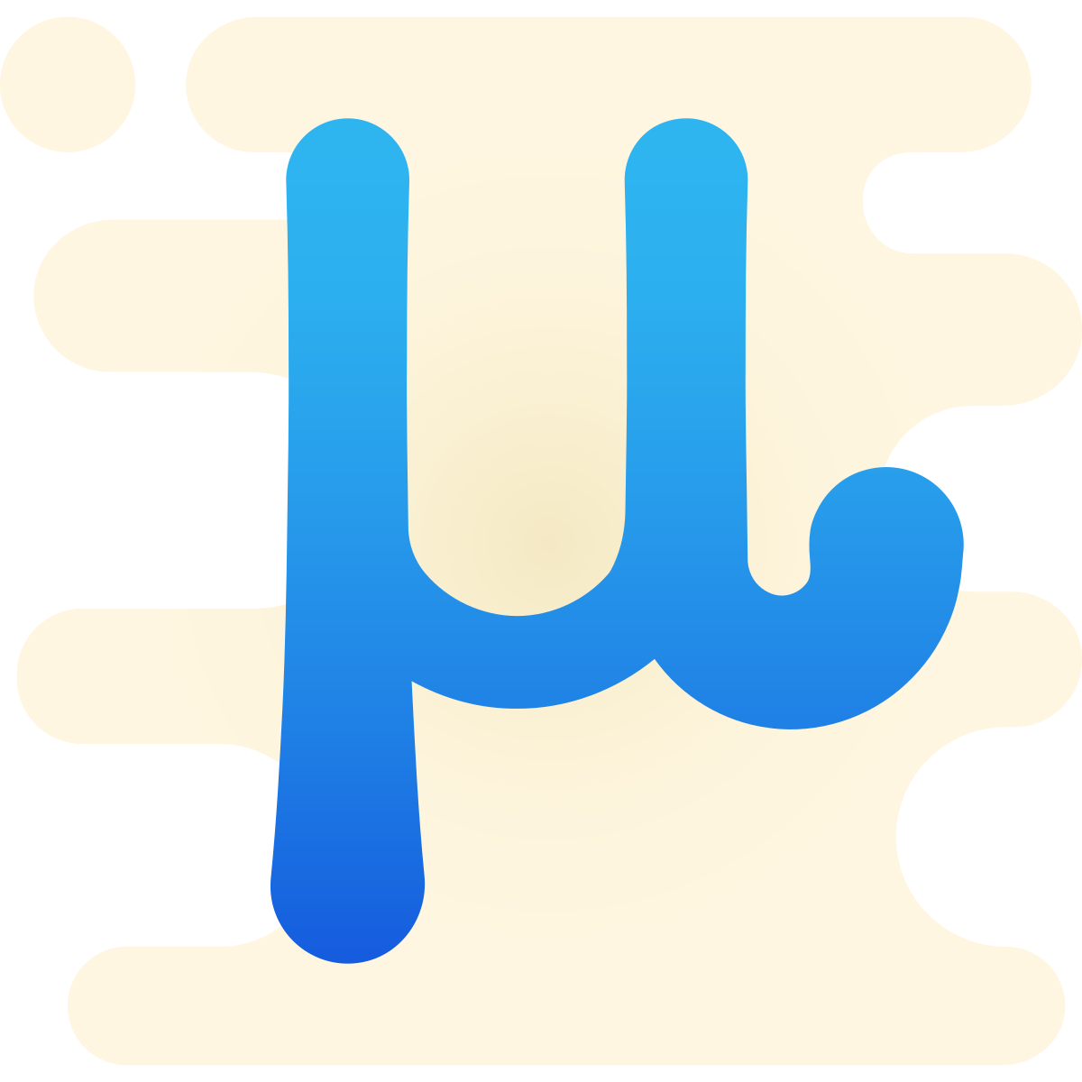 cute clipart style mu icon