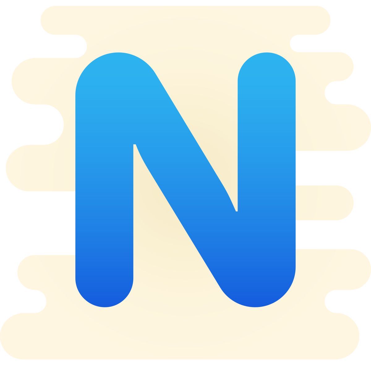 cute clipart style n icon